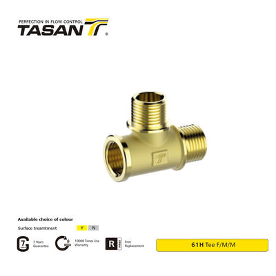 TASAN F / M / M مواسير نحاسية موصل قمزة نحاسي مع خيوط 8S21 61H